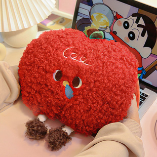 可爱苹果电热水袋2025新款 被窝专用暖脚暖宝宝暖水袋 充电防爆正品