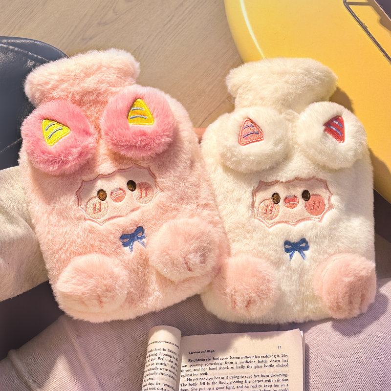 可爱毛绒热水袋注水2025新款