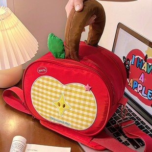 可爱苹果相机包佳能r50拍立得摄影收纳袋女大容量便携微单保护套