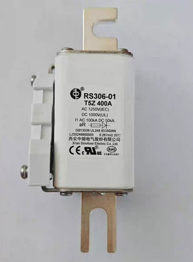 中熔电气储能充电桩电动汽车 直流熔断器 RS306-01-T5Z DC1000V