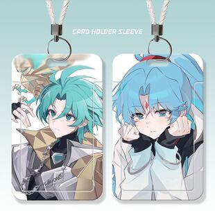 王者亚连二次元学生滑盖卡套饭卡公交卡身份证件保护套门禁校园卡