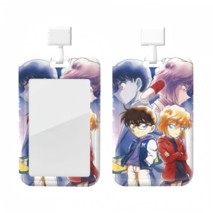 柯南卡套定制学生校园卡饭卡公交卡身份证银行卡保护套硬壳带挂绳