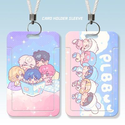 plave可爱周边学生滑盖卡套饭卡公交卡身份证件保护套门禁校园卡