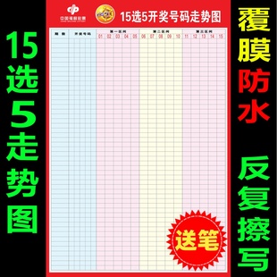 15选5快3双色球3D走势图大乐透表格彩票店投注站广告开奖号码墙贴