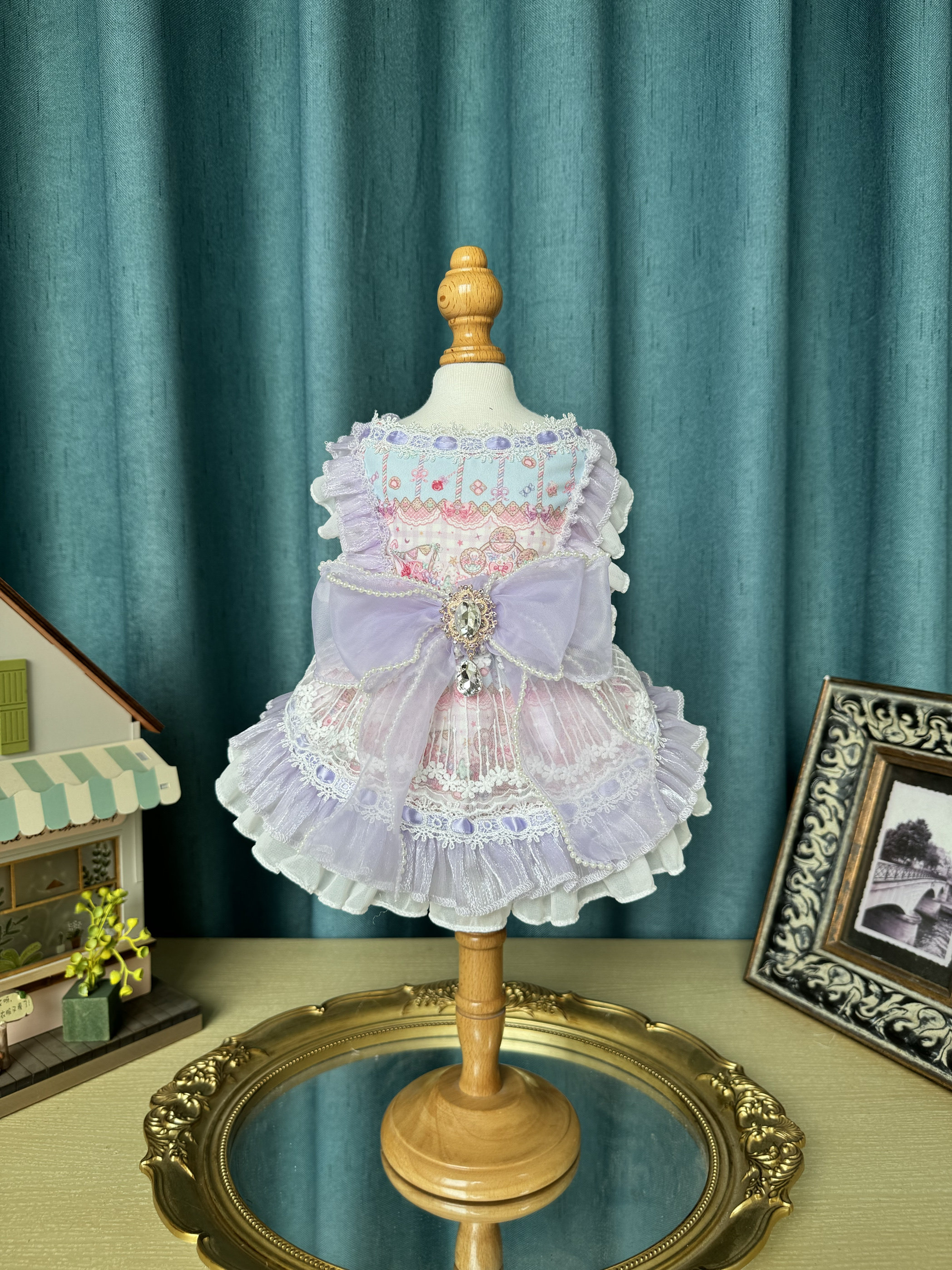 原创手工宠物狗狗衣服洛丽塔重工猫咪公主裙马尔济斯约克夏连身裙,宠物/宠物食品及用品,猫宠物服装/雨衣（新）,淘宝优惠券,粉丝福利购,淘宝优惠卷