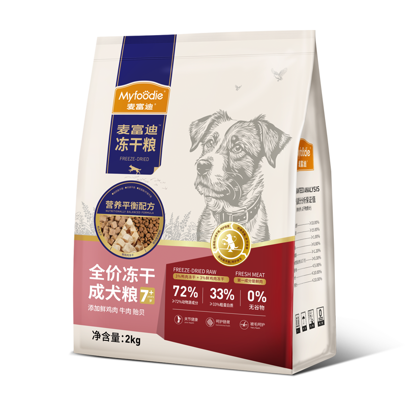 鸭肉梨全价冻干全期犬粮