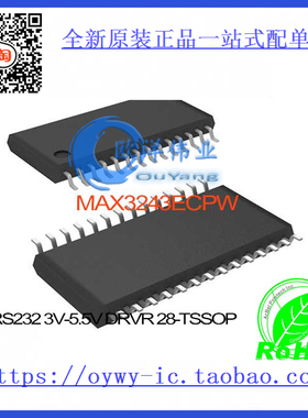 MAX3243ECPW IC RS232 3V-5.5V DRVR 28-TSSOP MAX3243ECPW