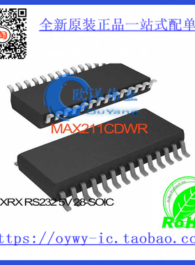 MAX211CDWR IC TXRX RS232 5V 28-SOIC MAX211CDWR 211