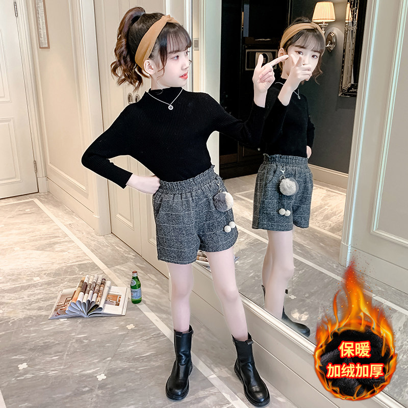 女童短裤秋冬外穿新款2025冬季儿童女孩洋气百搭加绒加厚打底靴裤,童装/婴儿装/亲子装,裤子,淘宝优惠券,粉丝福利购,淘宝优惠卷