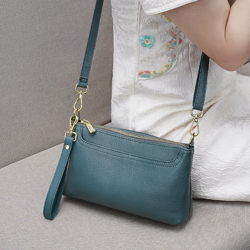 女士手包2026新款时尚百搭真皮可单肩斜挎包休闲手拿名媛包女小包