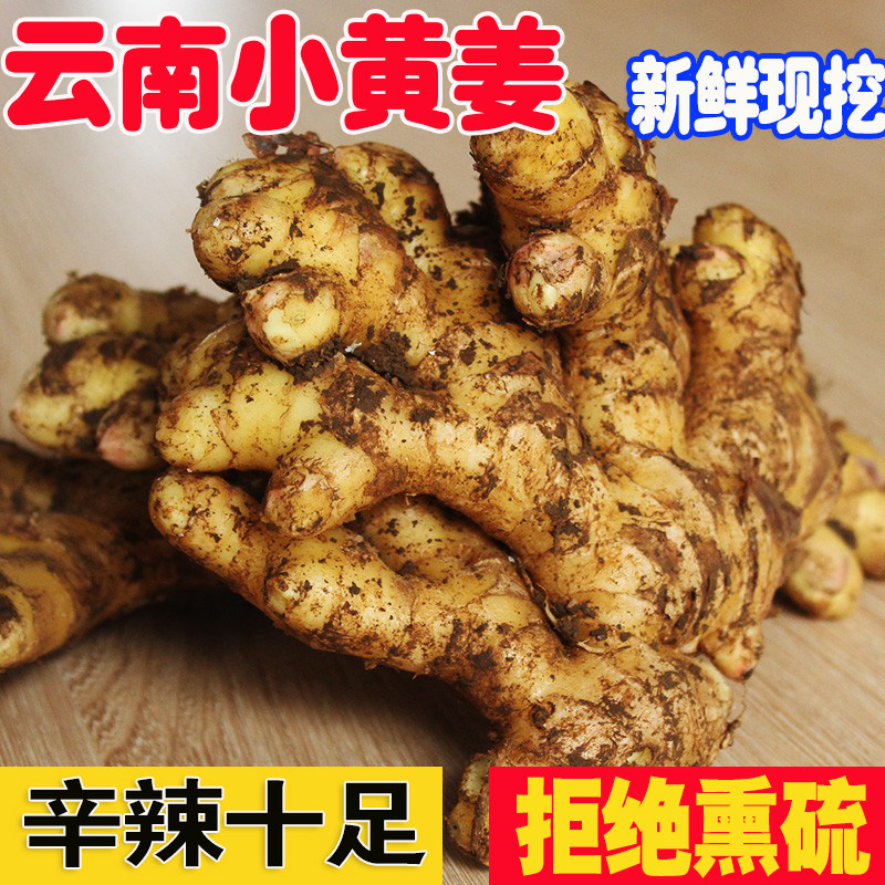 正宗云南小黄姜新鲜现挖2斤包邮