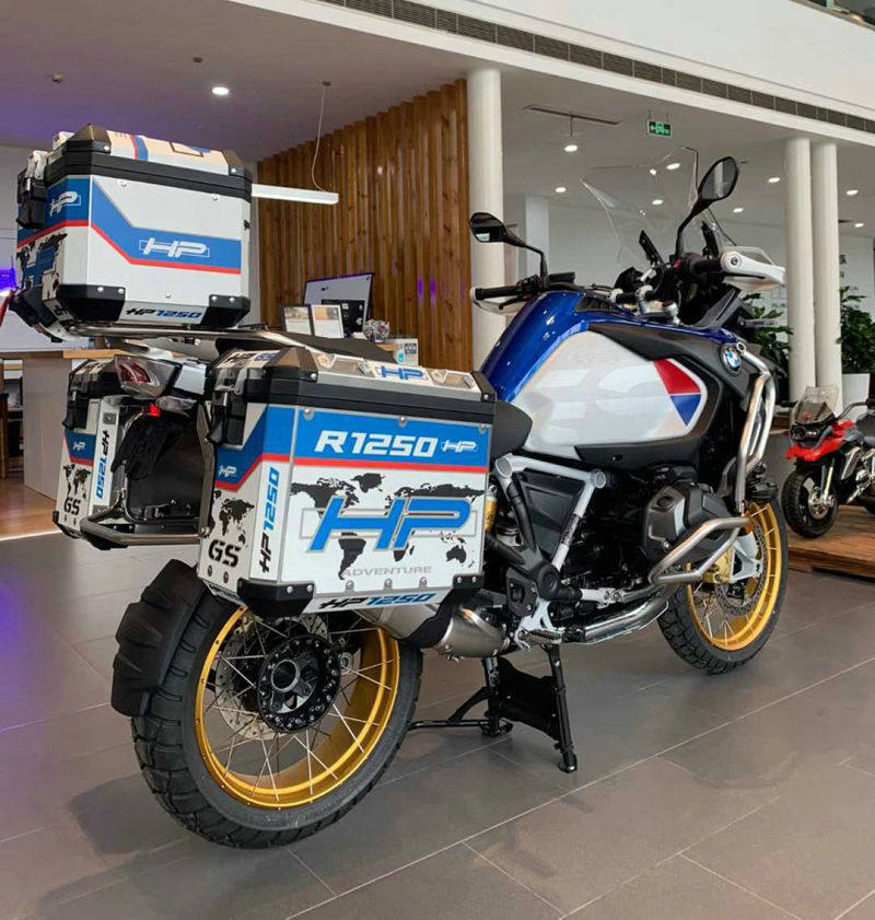 宝马HP系列R1200GS R1250GS/ADV原厂三箱贴纸 萝卜三箱3m反光贴