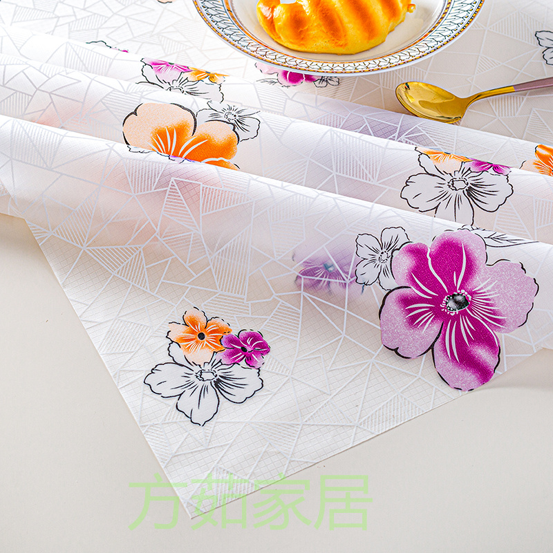EVA环保塑料多用途防水防油免洗易打理长方形茶几垫餐桌布