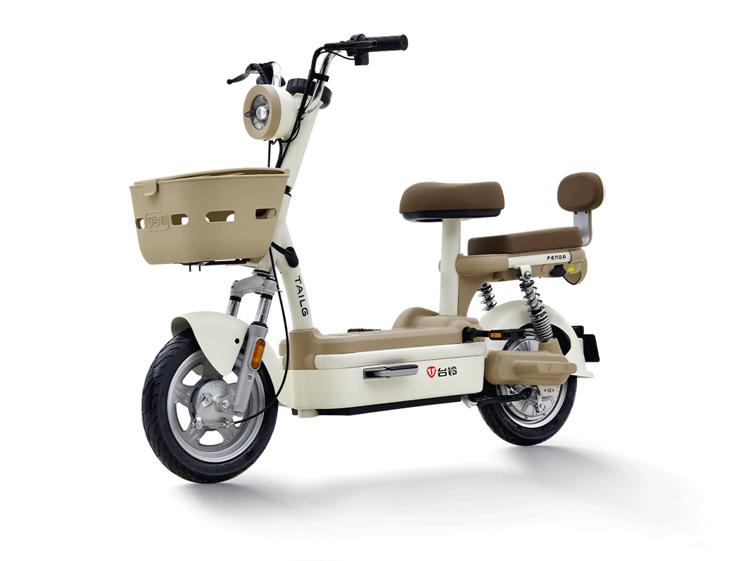 台铃电动车小芬达新款大电池长续航舒适减震遥控真空胎电动自行车