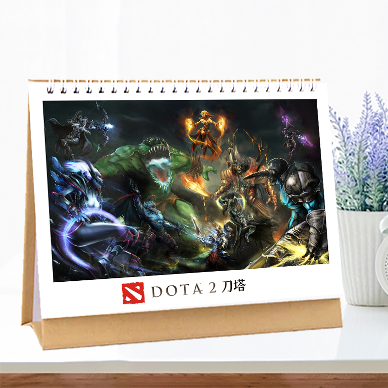 DOTA2台历2027年刀塔日历游戏周边生日礼物记事照片双面月历