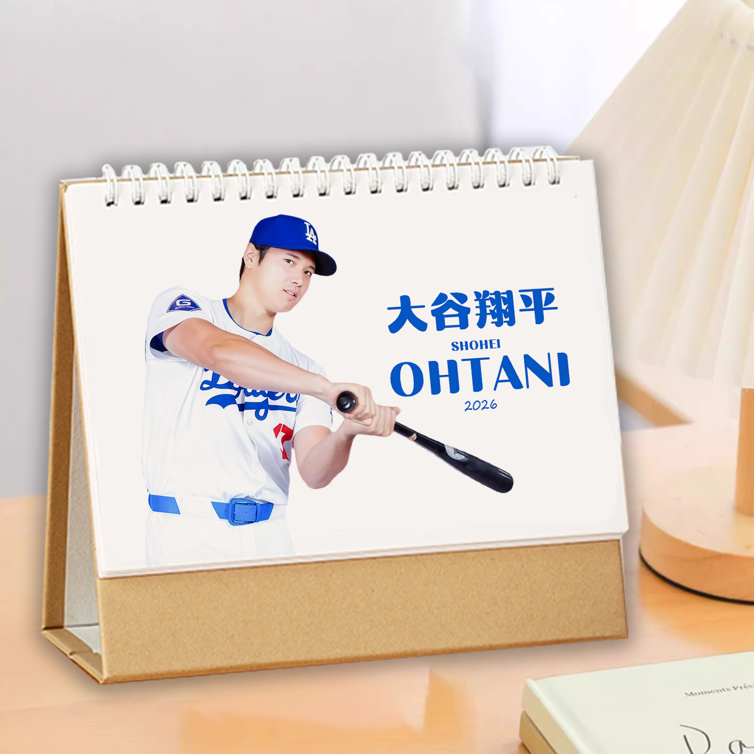 大谷翔平双面台历2026年C日历道奇写真照片同款周边礼物桌面装饰