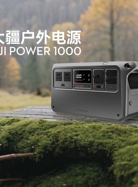 大疆户外移动电源 1度电Power 500 1000车充线无线太阳能转接模块