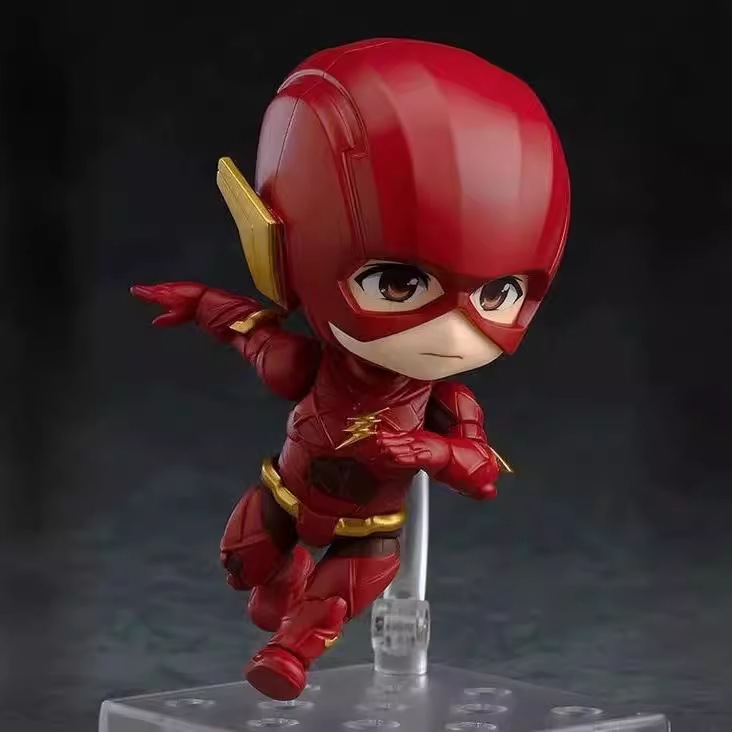 正义联盟 超级英雄 闪电侠 917 The Flash Q版黏土 可动手办