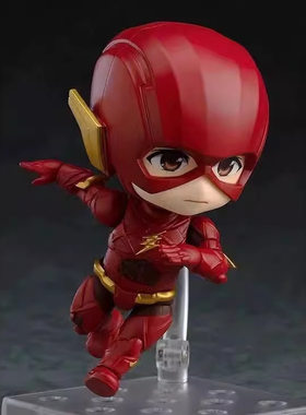 正义联盟 超级英雄 闪电侠 917 The Flash Q版黏土 可动手办