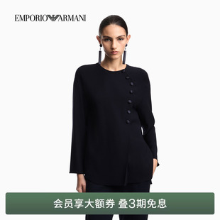优雅时尚 EMPORIO 女士圆领长袖 阿玛尼26年春夏新款 上衣 ARMANI