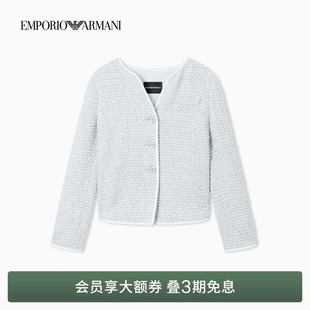 女士圆领单排扣西装 阿玛尼26年春夏新款 外套官方 ARMANI EMPORIO