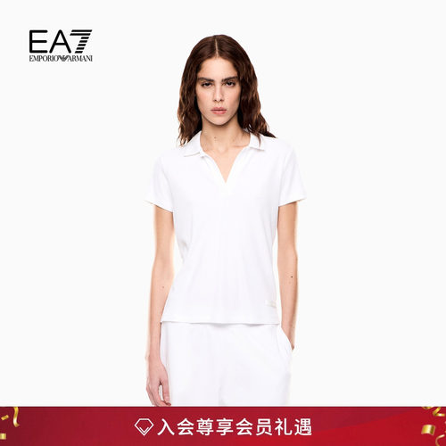 EA7/阿玛尼女士翻领Polo衫