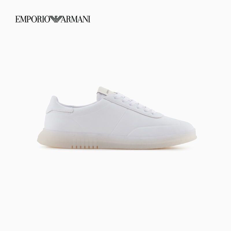阿玛尼男士低帮平底休闲运动鞋