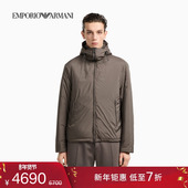 ARMANI 阿玛尼冬季 新款 EMPORIO 男士 连帽机能通勤休闲棉服外套