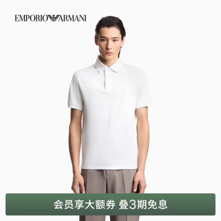 ARMANI 正肩刺绣商务Polo衫 阿玛尼春夏新款 翻领短袖 男士 EMPORIO