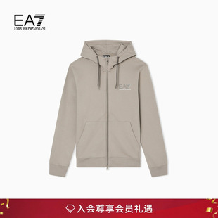 ARMANI 男士 阿玛尼EA7 新款 纯棉毛圈连帽卫衣外套 26春季 EMPORIO