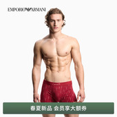 男士 阿玛尼春夏新款 两条装 纯棉平角内裤 官方 EMPORIO 套装 ARMANI