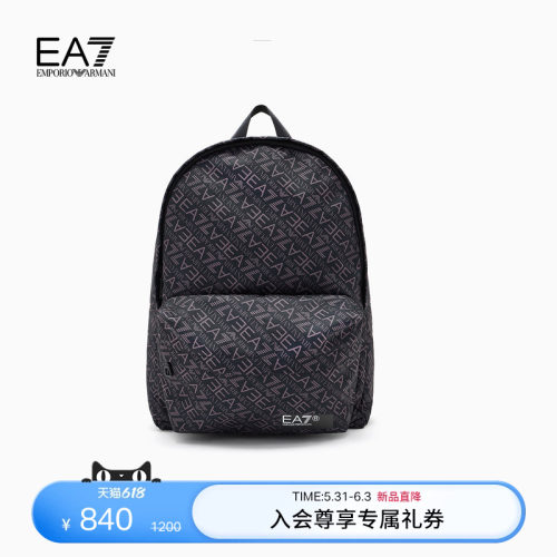 EA7/阿玛尼男女同款手提双肩包