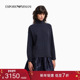 EMPORIO 女高领老钱风绵羊毛套头针织毛衣 新款 ARMANI 阿玛尼冬季