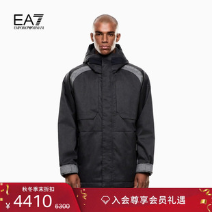 ARMANI 男连帽通勤工装 阿玛尼EA7 新款 夹克棉服外套 冬季 EMPORIO