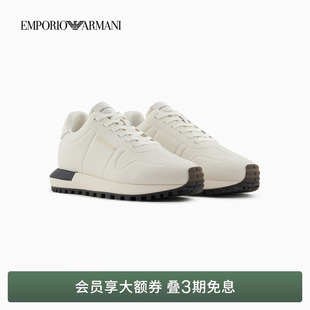 低帮系带复古时尚 EMPORIO ARMANI 阿玛尼春夏男士 官方 运动休闲鞋