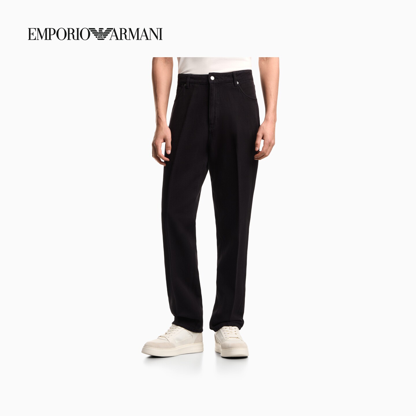 EMPORIO ARMANI/阿玛尼26年春夏新款男士直筒时尚中腰薄牛仔裤