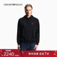 EMPORIO 连帽套头刺绣重磅卫衣 男女情侣款 ARMANI 阿玛尼秋冬新款