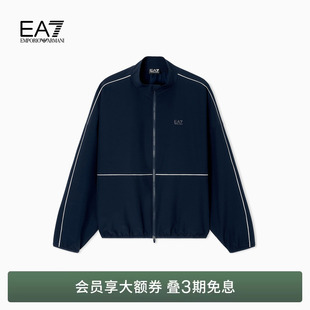 夏季 EMPORIO ARMANI 阿玛尼EA7 男立领简约教练网球夹克外套 新款
