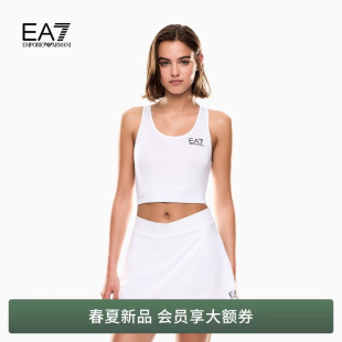 春夏女士弹力无袖 阿玛尼EA7 工字网球运动文胸 ARMANI EMPORIO