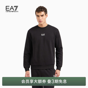 EMPORIO 阿玛尼EA7 男士 圆领运动印花休闲套头卫衣官方 ARMANI