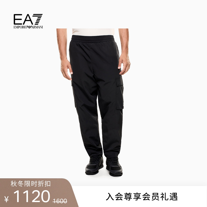 EMPORIO ARMANI/阿玛尼EA7/秋冬新款男工装重磅宽松户外运动卫裤