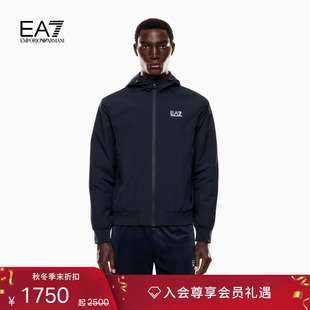 轻薄工装 EMPORIO 秋冬男短款 阿玛尼EA7 夹克棉服外套官方 ARMANI