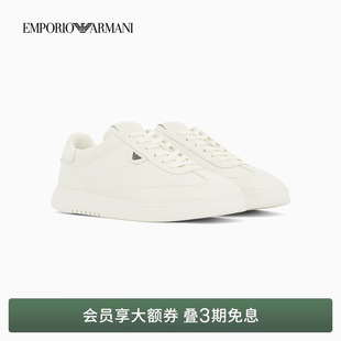 男士 阿玛尼26春夏新款 ARMANI 板鞋 运动休闲鞋 低帮小白鞋 EMPORIO