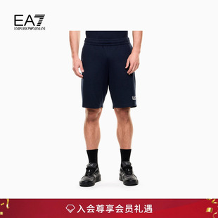 春夏男纯棉直筒户外健身训练运动短裤 阿玛尼EA7 ARMANI EMPORIO