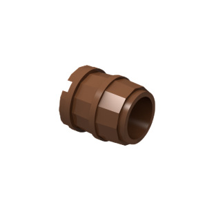 MOC拼插积木2489兼容乐高2×2×2原木水桶小颗粒DIY零配件 50g