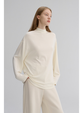 MAISON CECILE 四色|秋冬软糯亲肤半高领松弛慵懒感宽松百搭上衣