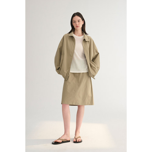 MC春夏松弛感舒适通勤风工装感廓形夹克/半身裙MAISON CECILE