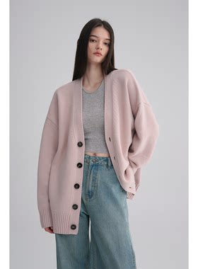 MAISON CECILE 三色|秋冬重磅高克重羊绒羊毛软糯厚实针织大开衫