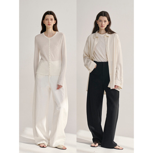 亚麻棉牛仔感梨形身材bi入镰刀裤 MAISON CECILE多色