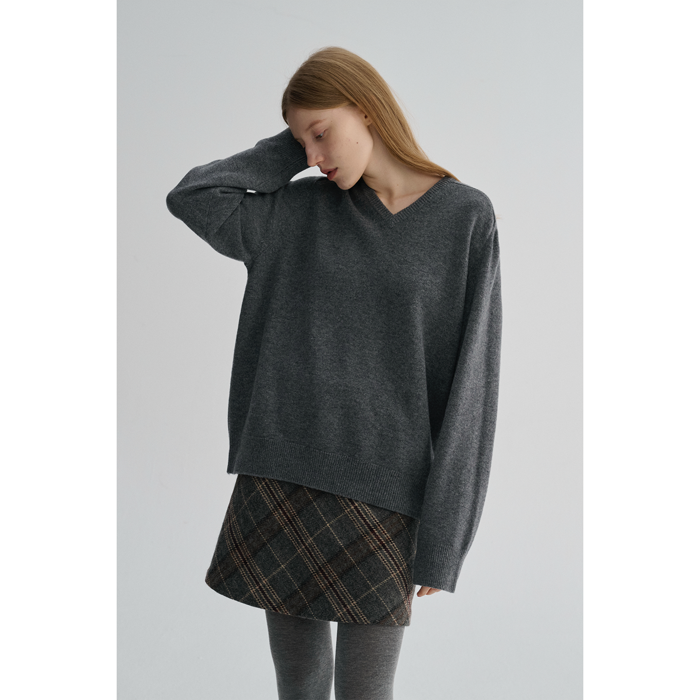 MAISON CECILE 复古格纹半裙新增A字版（跳转至原链接购买）